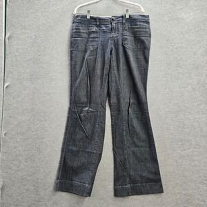 VINTAGE Converse‎ Women Jeans 10 Blue Denim Flared Pockets Low Rise 32 in Inseam